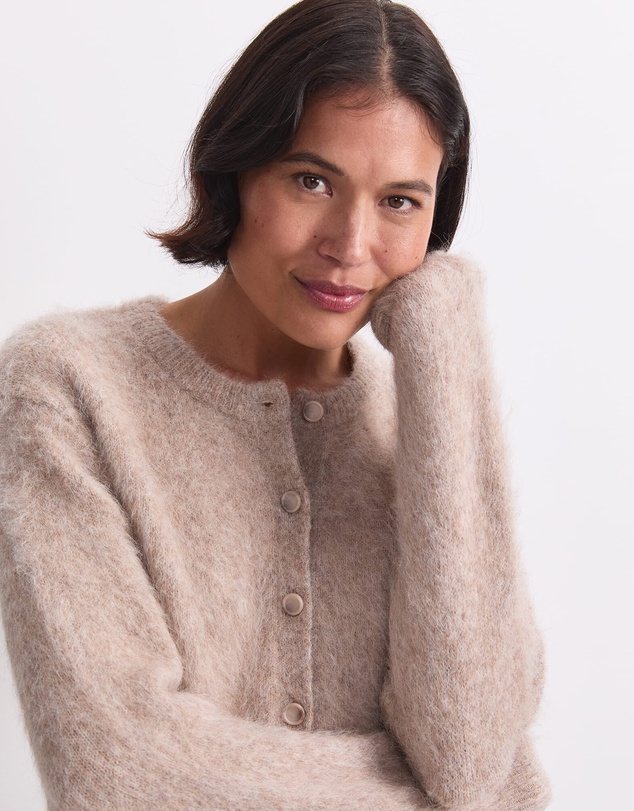 Sportscraft - Alpaca Blend Cropped Cardigan
