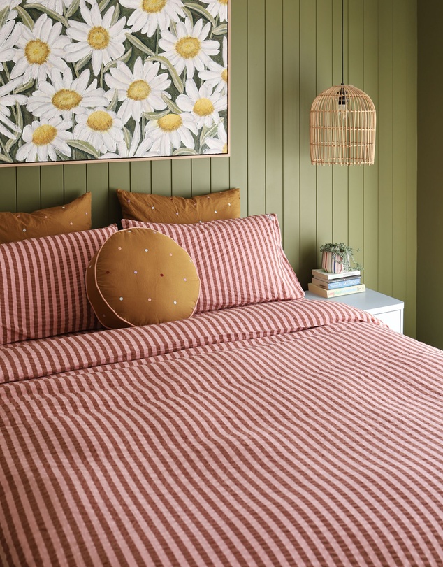 Mosey Me - Sundae Seersucker Quilt Cover