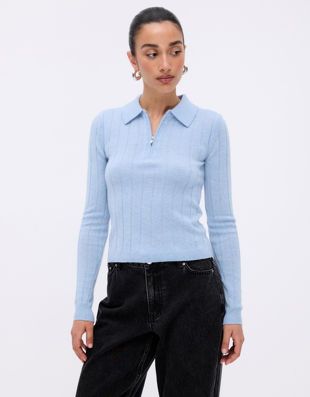 Minima Esenciales - Vali Merino Wool Knit Polo