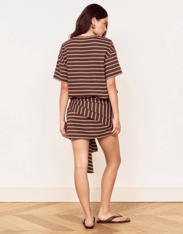 MINKPINK - Vesper Tie Waist Mini Dress