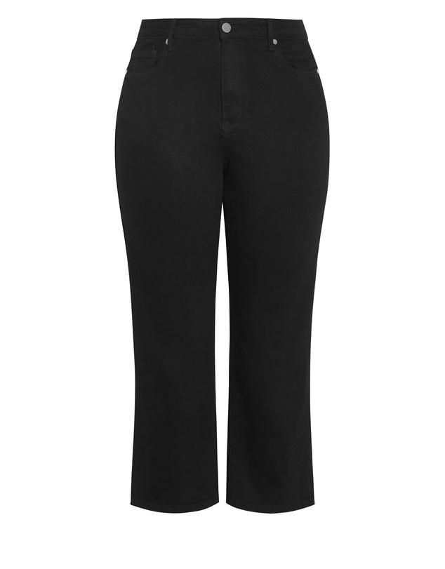 City Chic - Plus size Harley Fit Heidi Ankle Grazer Jean - black