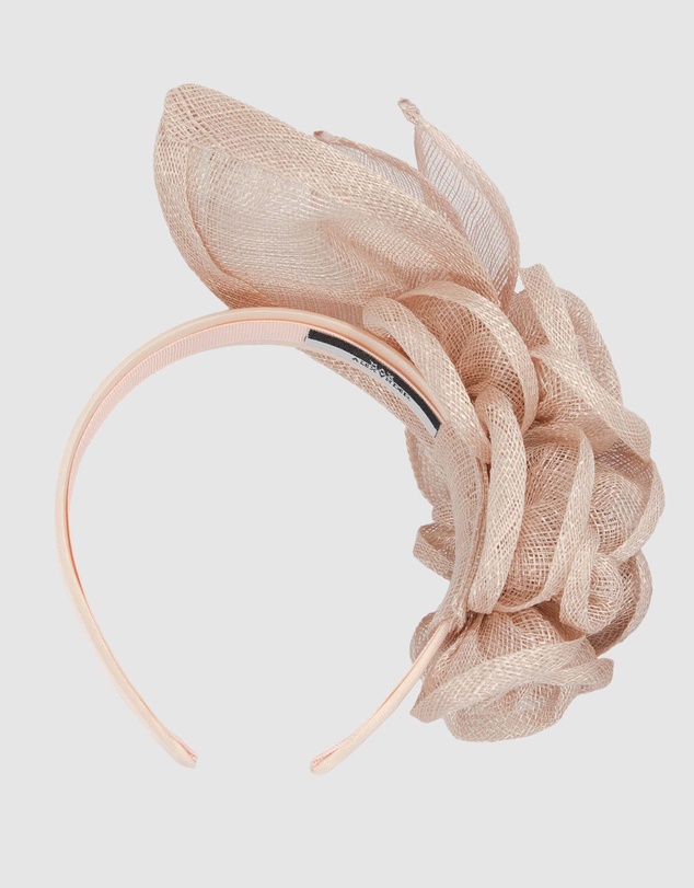 Max Alexander - Flower Sinamay Nude Fascinator Headband