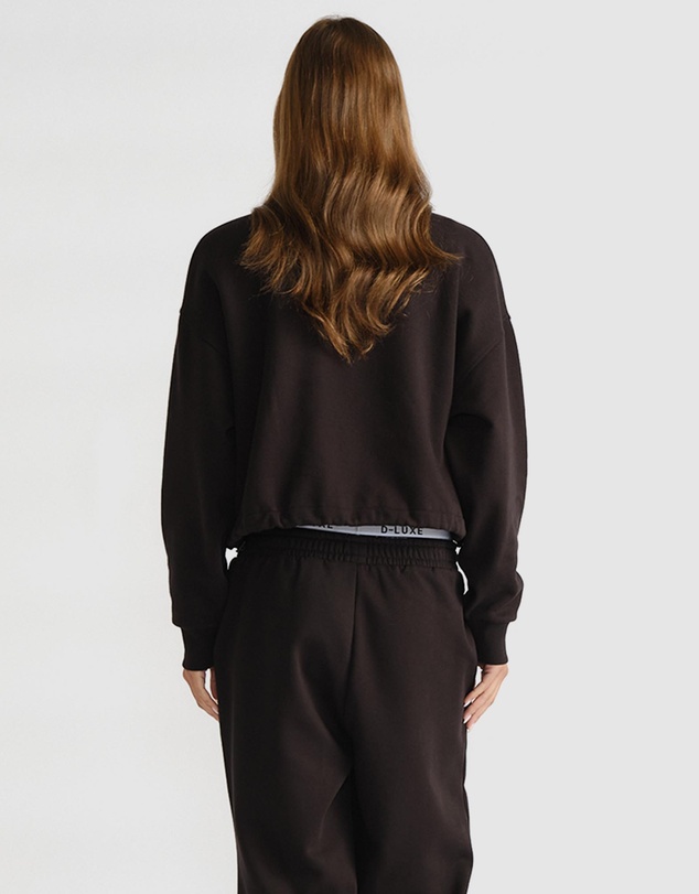 Decjuba - D-Luxe Logo Crop Sweat