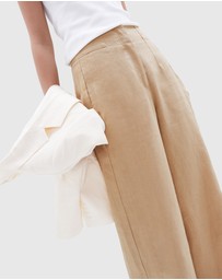UNISON - Linen Wide Leg Pant