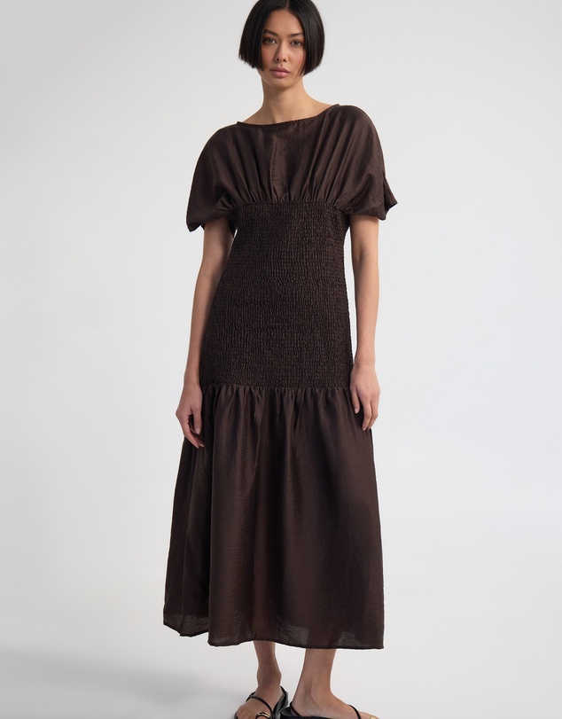 Oxford - Kit Shirred Dress
