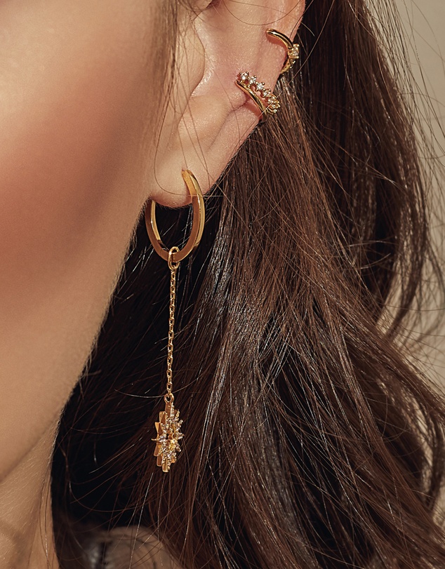 Wanderlust + Co - Sunlit Drop Gold Earrings