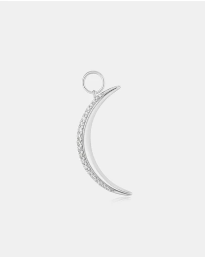 Ania Haie - Silver Moon Pave Earring Charm