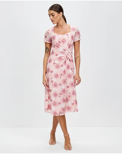 Pink Ruby - Glamerous Twist Dress