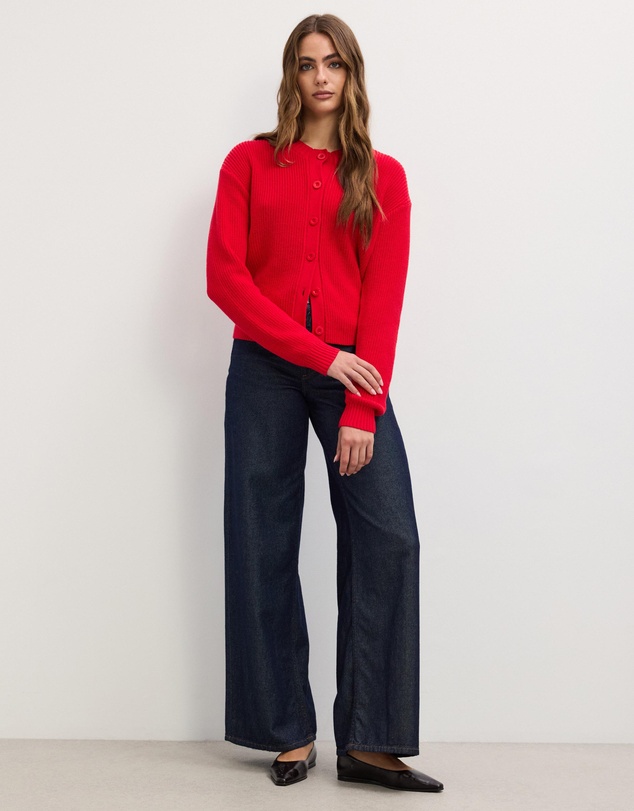 The Fated - Maia Round Neck Knit Cardigan