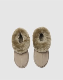 EVERAU - Australian Shepherd Ugg Homey Special Cow Suede Upper House Shoes