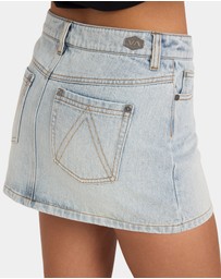 RVCA - Womens Mini Denim Skirt