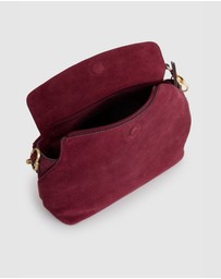 Evity - Clara Suede Leather Grab Bag