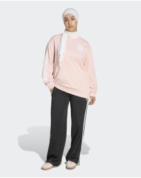 adidas Originals - ADIDAS ORIGINALS LACE BRANDING CREW Sweatshirt Womens