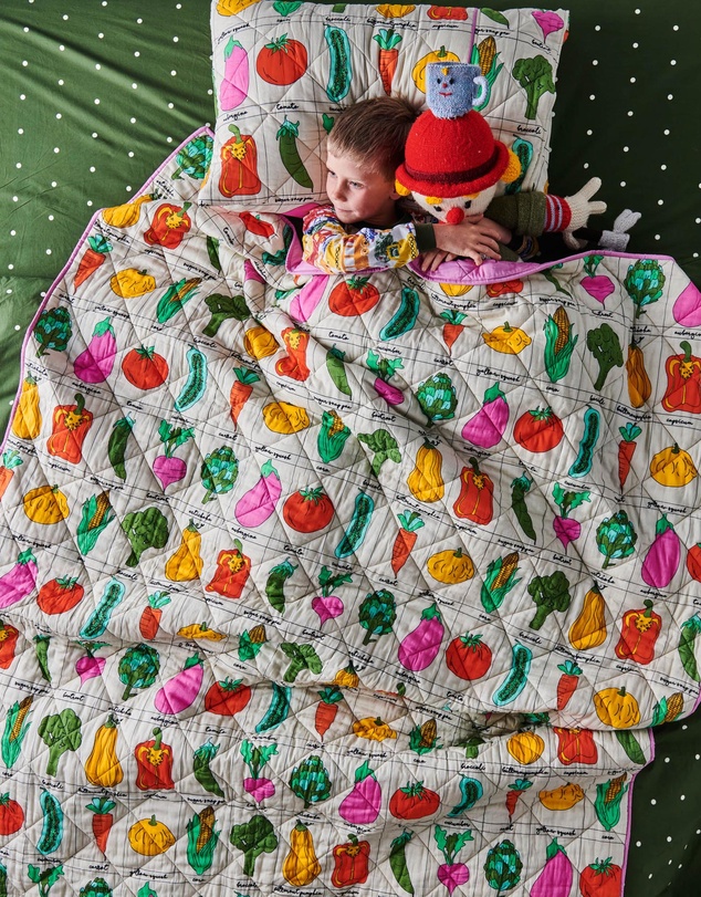 Kip&Co - Polkadot Cactus Organic Cotton Fitted Sheet - Babies