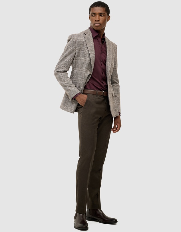Politix - Benjamin Check Blazer With Removable Gilet