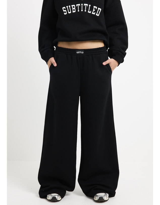 Subtitled - Athletic Wide Leg Fleece Pants