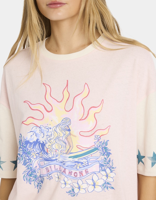 Billabong - Womens Tropics Co Ringer T-Shirt