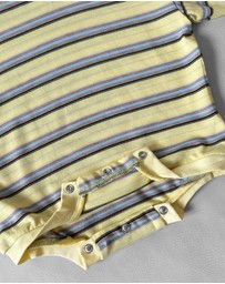 Tiny Trove - Mattie Stripe Cotton Bodysuit - Babies