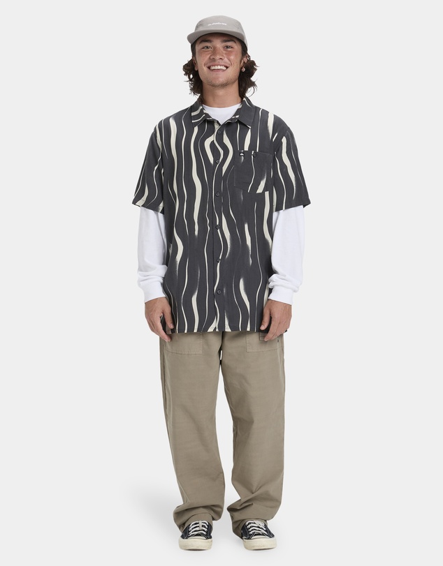 Quiksilver - Mens Safe Paradise Short Sleeve Shirt