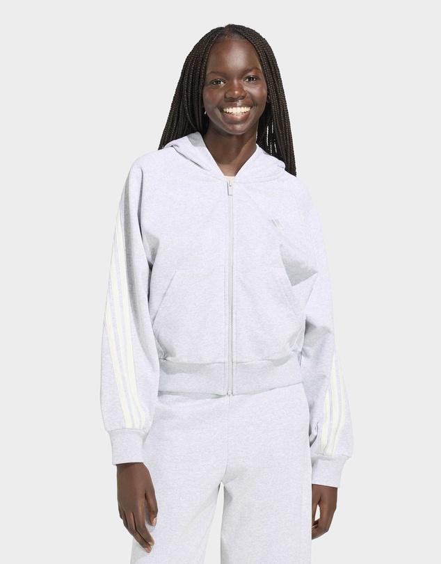 adidas Sportswear - ADIDAS KIT 3-STRIPES FULL ZIP HOODIE Womens