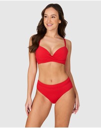 Nip Tuck Swim - Black Must Haves Ruth D DD Cup Underwire Bikini Top