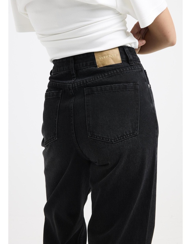 Subtitled - Tayla High Straight Denim Jeans
