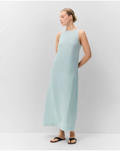 UNISON - Linen Sleeveless Maxi Dress