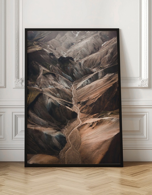 Olive et Oriel - Landmannalaugar by Witold Ziomek Art Print