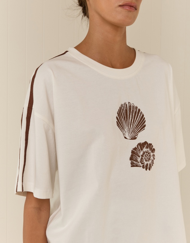 Palm Noosa - Seashell T-Shirt