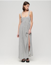Superdry - Tie Back Maxi Dress
