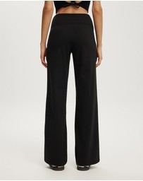 Cotton On Body Active - Ultra Soft Tie Front Wide Leg Pant