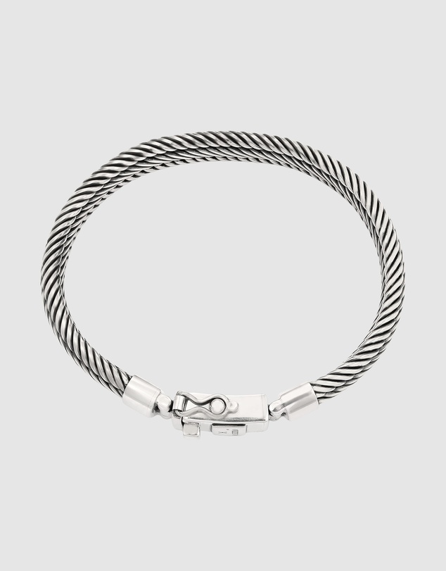 Kuzzoi - ICONIC EXCLUSIVE - Bracelet Male Kingchain 925 Sterling Silver Oxidized