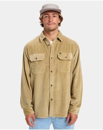 Quiksilver - Mens Venturo Cord Long Sleeve Shirt