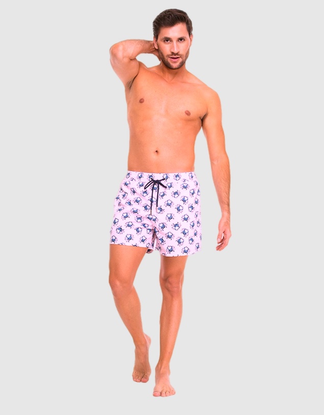 Tolu Australia - Pink Boardshorts with Crabs