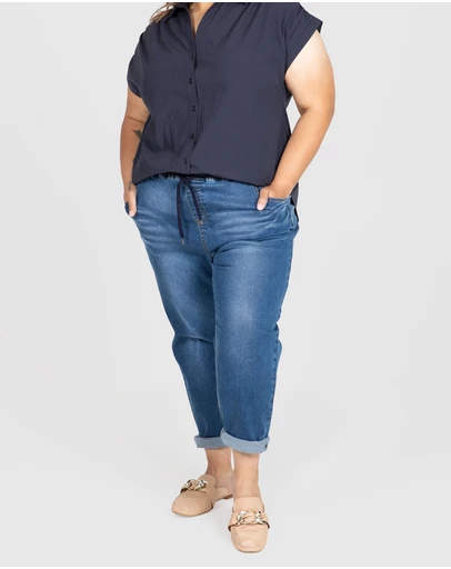 Love Your Wardrobe - Abbie Pull-On Jogger Jeans