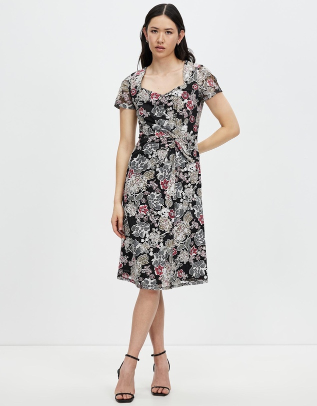 Pink Ruby - Summer Garden A-Line Dress