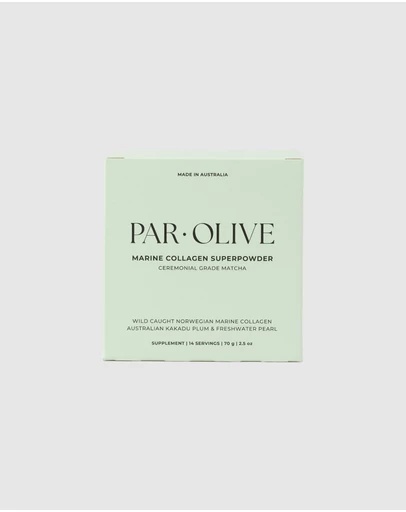 Par Olive - Marine Collagen Superpowder (Ceremonial Grade Matcha) Travel Set