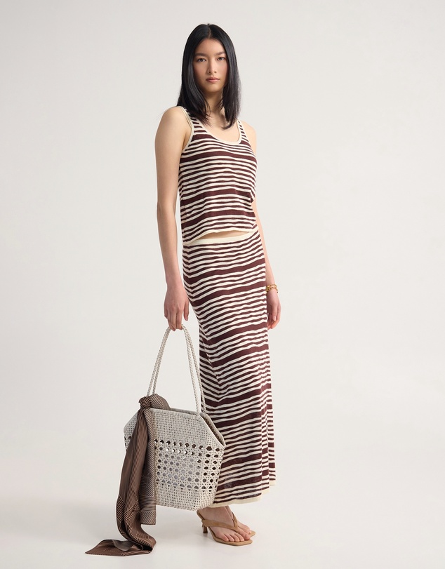 Oxford - Nelly Ramie Striped Tank