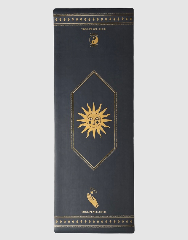Yogi Peace Club - Deluxe Gold Sun Yoga Mat