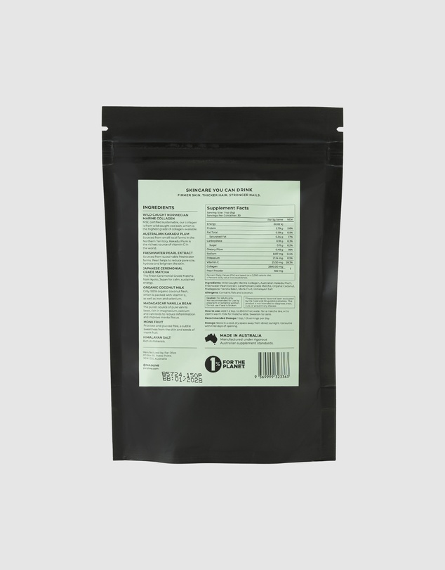 Par Olive - Marine Collagen Superpowder (Ceremonial Grade Matcha) Refill