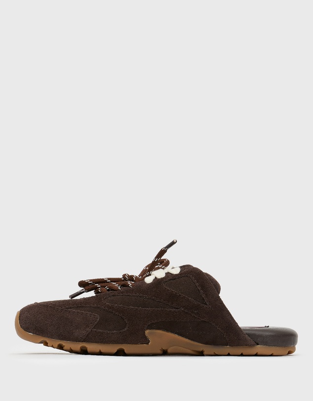 Betts - Axe Suede Leather Mule Sneakers