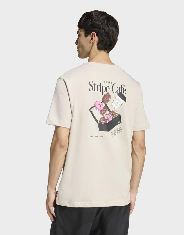 adidas Sportswear - COFFEE CAFE DONUT BOX GRAPHIC T-SHIRT Mens