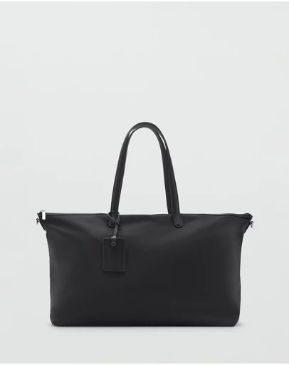 M.N.G - Large Nylon Shopper Bag