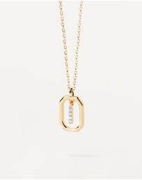 PDPAOLA - Mini Letter I Gold Necklace
