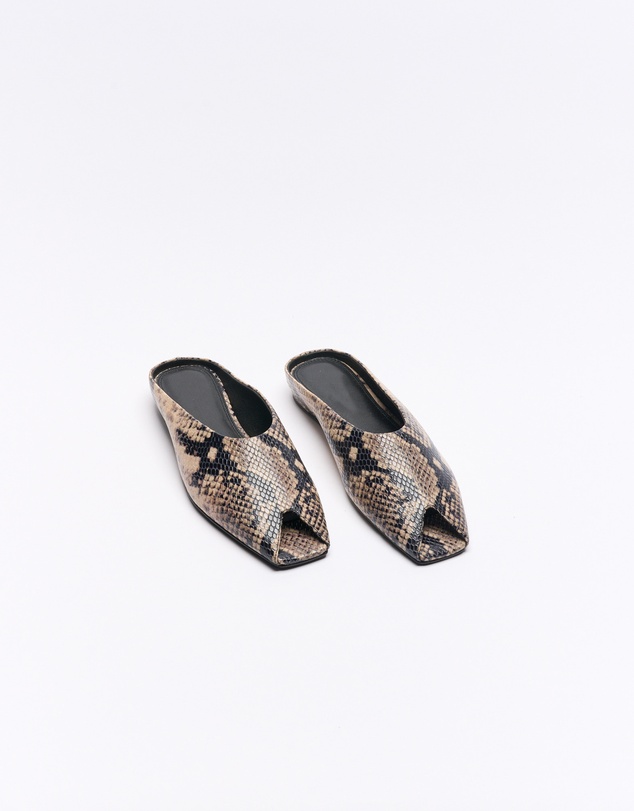 Walnut Melbourne - Pia Leather Mule