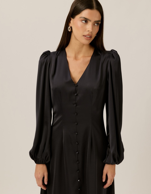 Tussah - Florence LS Satin Midi Dress