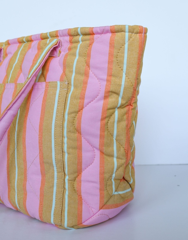 Mosey Me - Sunrise Stripe Quilted Bag