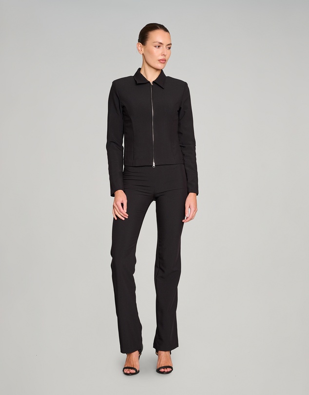 Love and Nostalgia - Motor Running Zip Jacket - Black