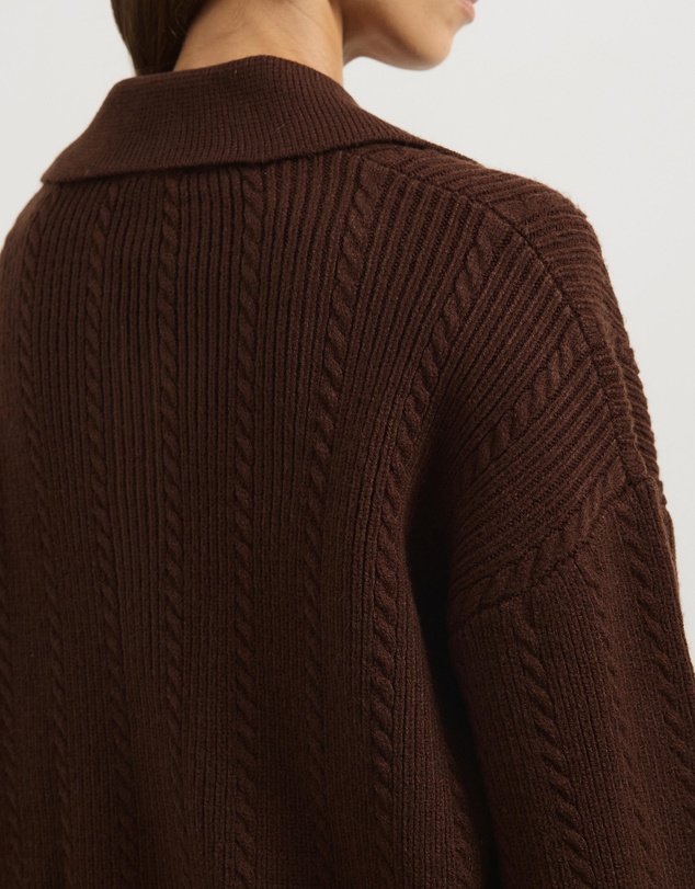 Atmos&Here - Nia Textured Knit Cardigan
