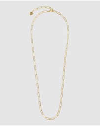 Wanderlust + Co - Harper Chain Link Gold Necklace